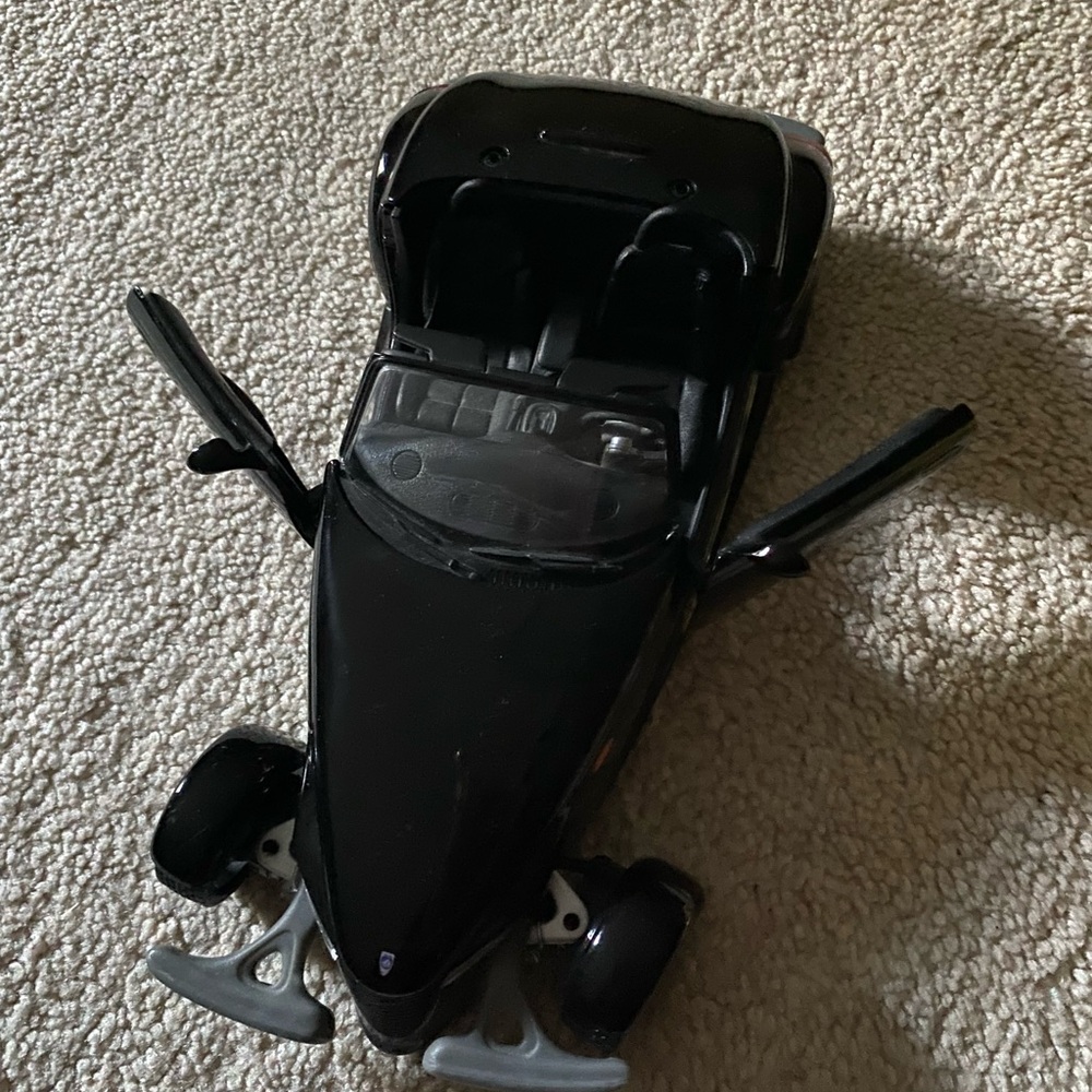 Black Toy Car with Opening Doors